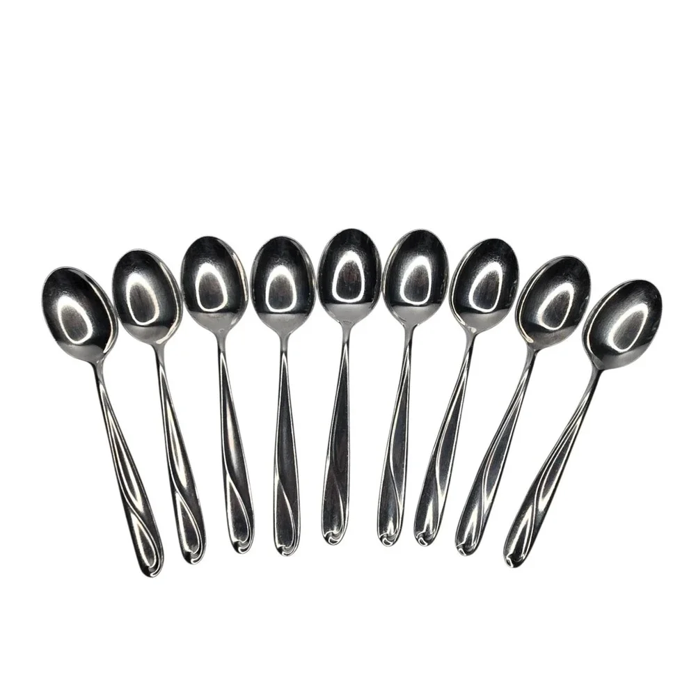 Reed & Barton EDGARTOWN Stainless Steel Flatware 9 Tablespoons / Place Spoons